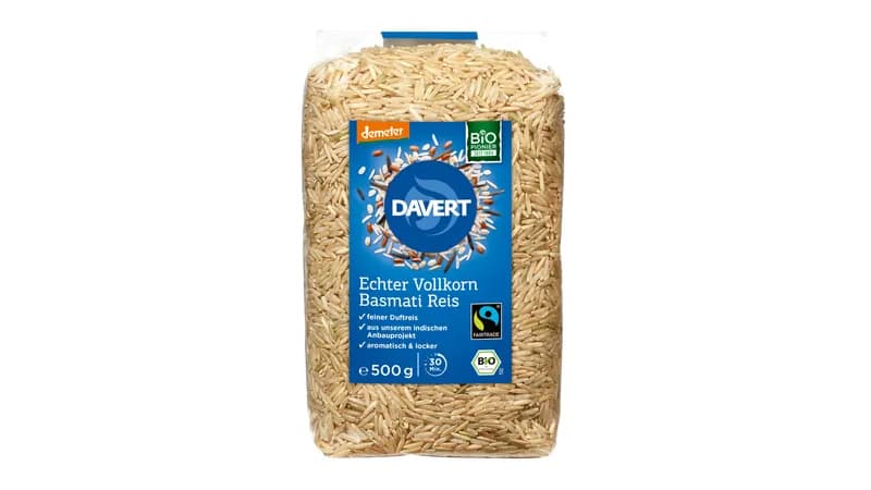 demeter Echter Basmati Reis Vollkornreis Fairtrade 500g