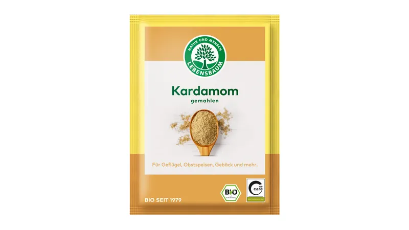 Kardamom, gemahlen