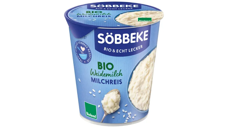Bio Weidemilch Milchreis Natur