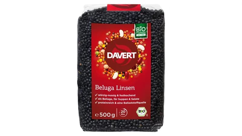 Beluga Linsen, schwarz 500g