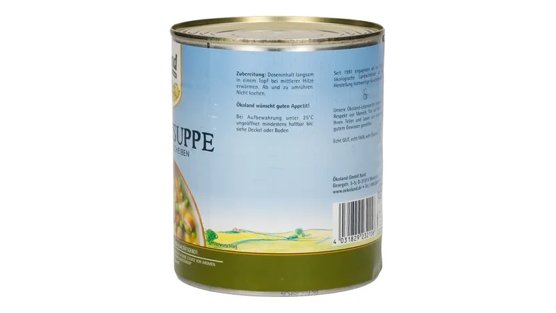 Erbsensuppe mit Würstchenscheiben