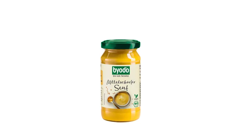 Byodo Mittelscharfer Senf, 200 ml