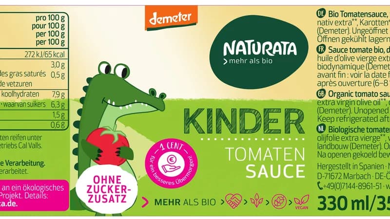 Kinder Tomatensauce
