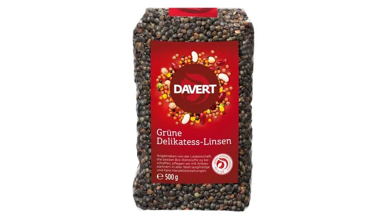 Grüne Delikatess-Linsen 500g