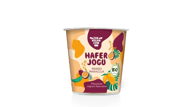 Joghurt Alternative Hafer Mango-Maracuja
