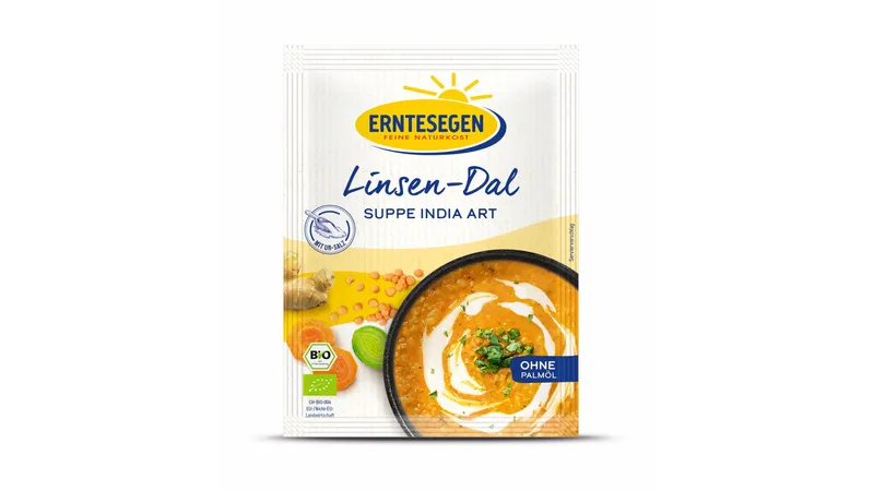 Linsen-Dal Suppe India Art Bio