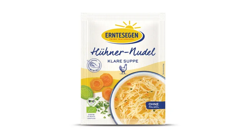 Hühner-Nudel Klare Suppe Bio