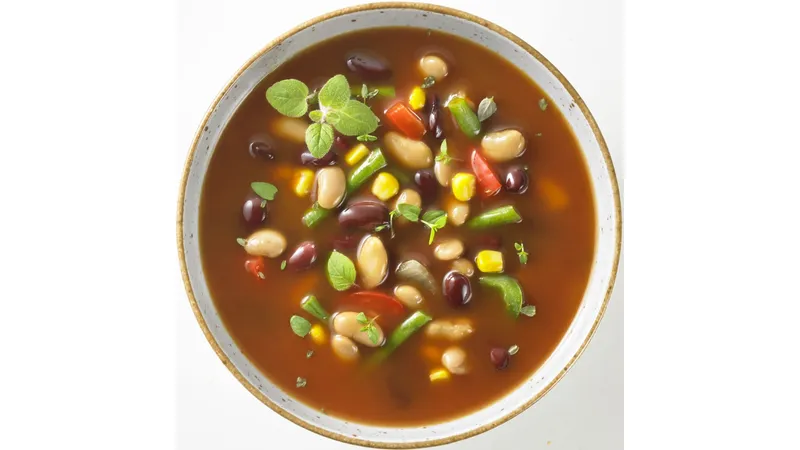 Mexikanische Bohnensuppe