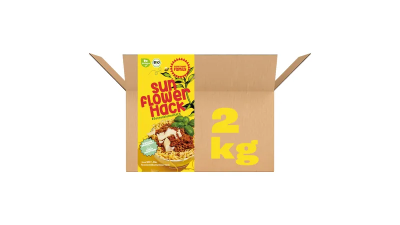 sunflowerHACK, bio, Gastropackung