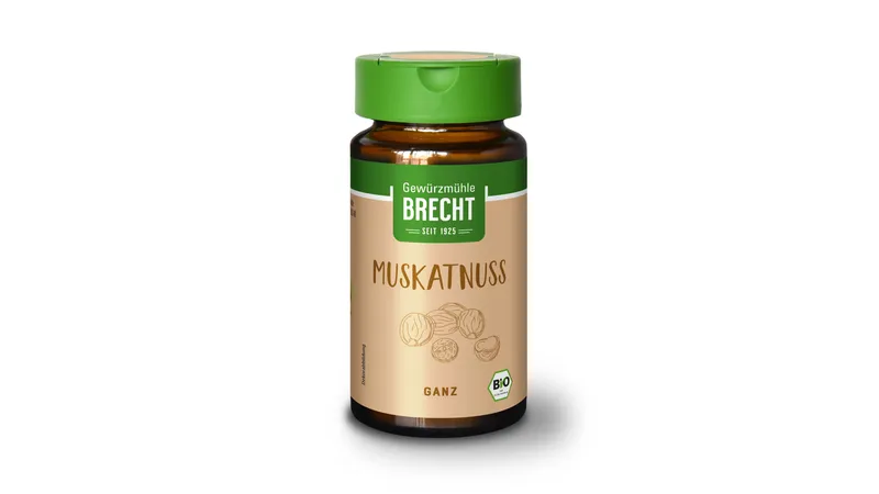 Muskatnuss ganz