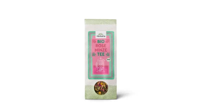 Teemischung Rose-Minze bio