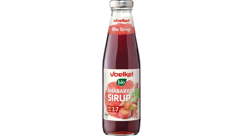 Bio Sirup Rhabarber