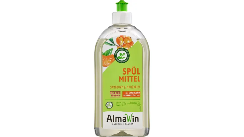 Spülmittel Sanddorn von AlmaWin Reinigungskonzentrate GmbH Gallerie Bild 1