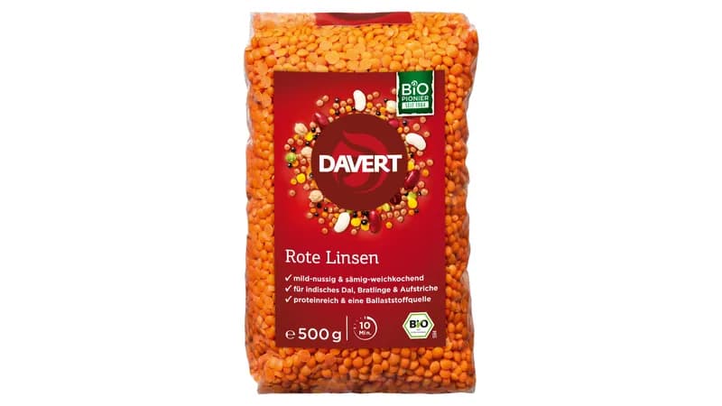 Rote Ganze Linsen 500g