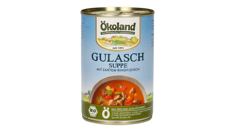 Gulaschsuppe mit Rindfleisch