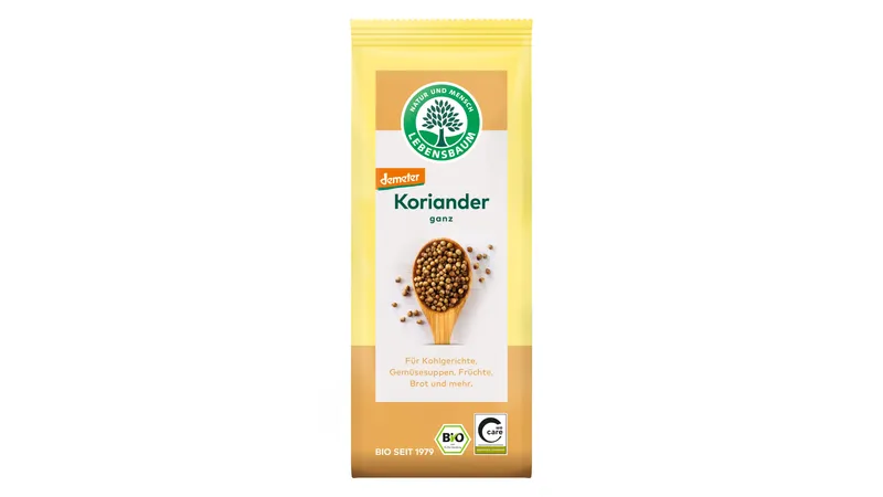 Koriander, ganz