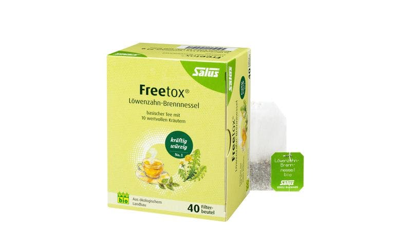 Freetox® Löwenzahn-Brennnessel Kräutertee bio