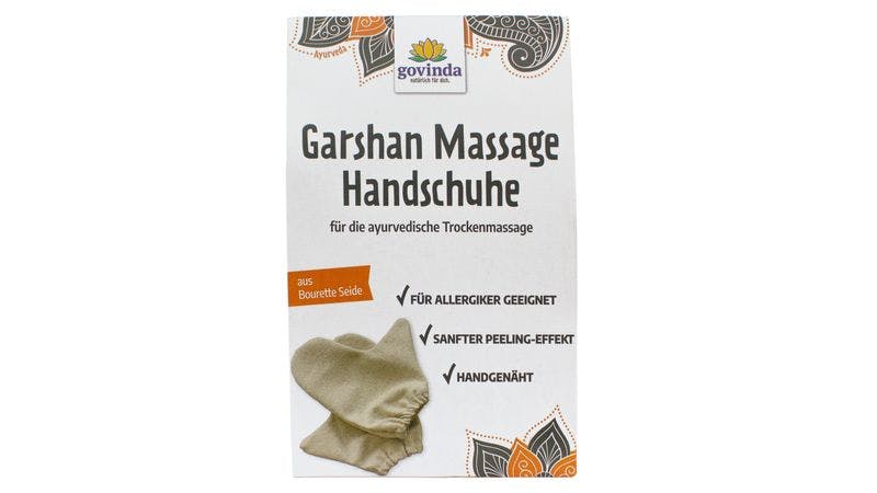 Garshan-Massage-Handschuhe aus Bourett-Seide