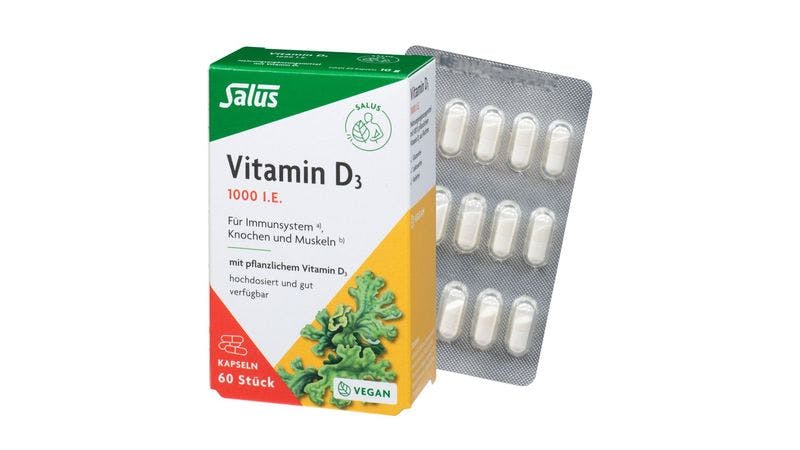 Salus® Vitamin D3 1000 vegan, 60 Kapseln