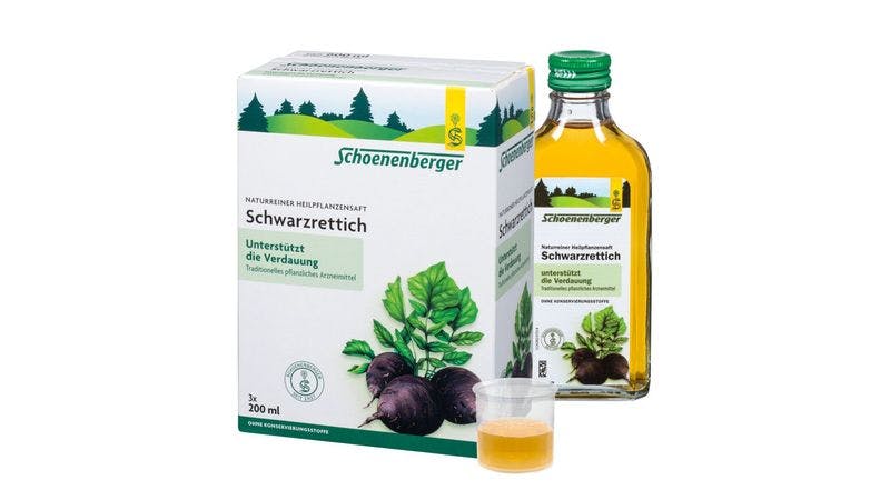 Schwarzrettich, Naturreiner Heilpflanzensaft bio