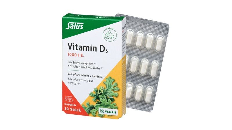 Vitamin D3 1000 I.E. Kapseln, 30 Kps