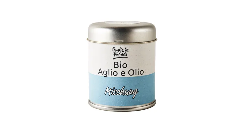 Bio Aglio e Olio Gewürz in der Streudose von foodie & friends