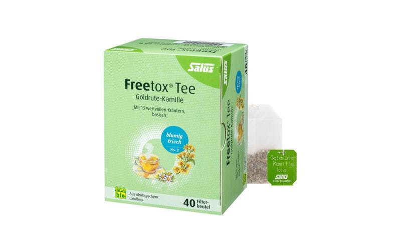 Freetox® Goldrute-Kamille Kräutertee bio