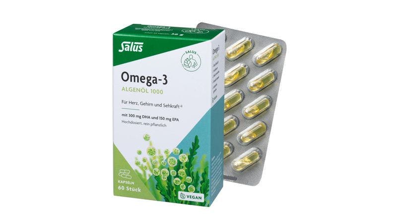 Omega-3 Algenöl 1000 vegan 60 Kps.