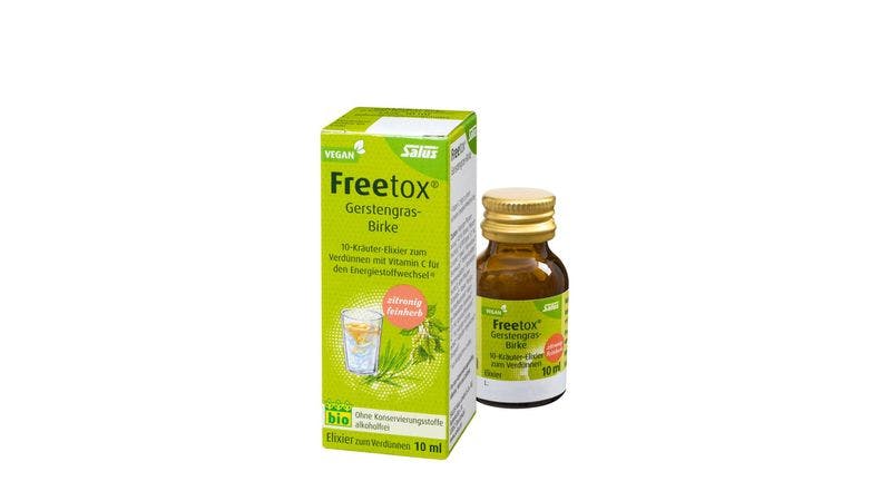 Freetox® Gerstengras-Birke 10-Kräuter-Elixier zum Verdünnen bio
