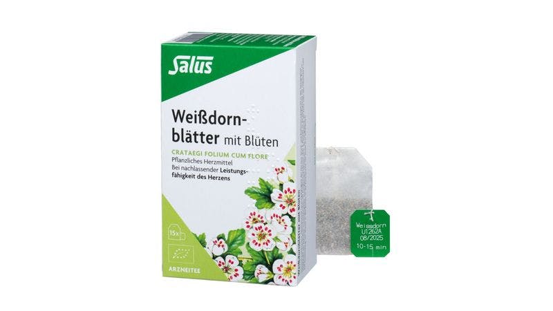 Weißdornblätter mit Blüten bio 15 FB