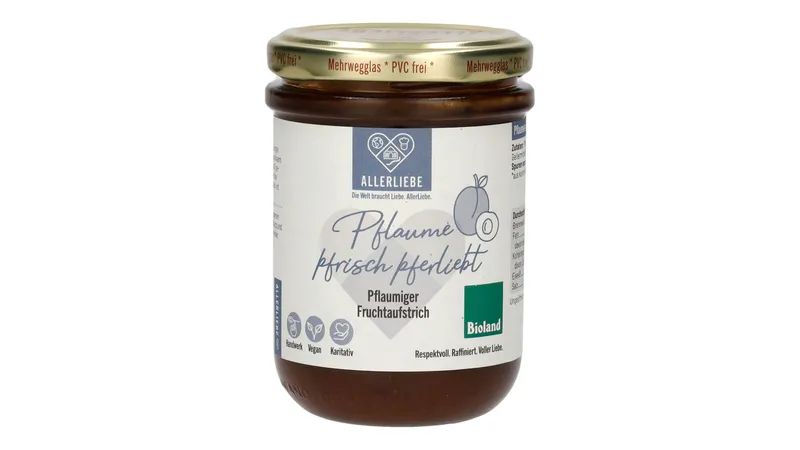 ALLERLIEBE Pflaumen-Fruchtaufstrich 210 g von Allerliebe