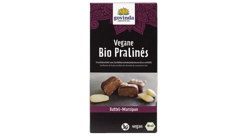 Vegane Bio Pralinés Dattel-Marzipan